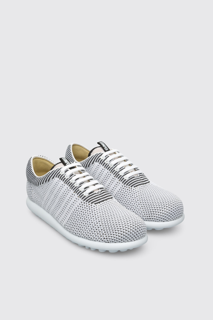 Front view of Pelotas XLite White Flat Shoes for Women