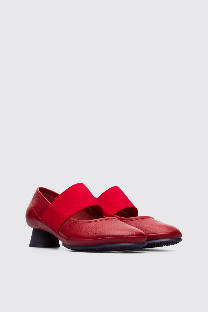 Front view of Alright Red Heels for Women