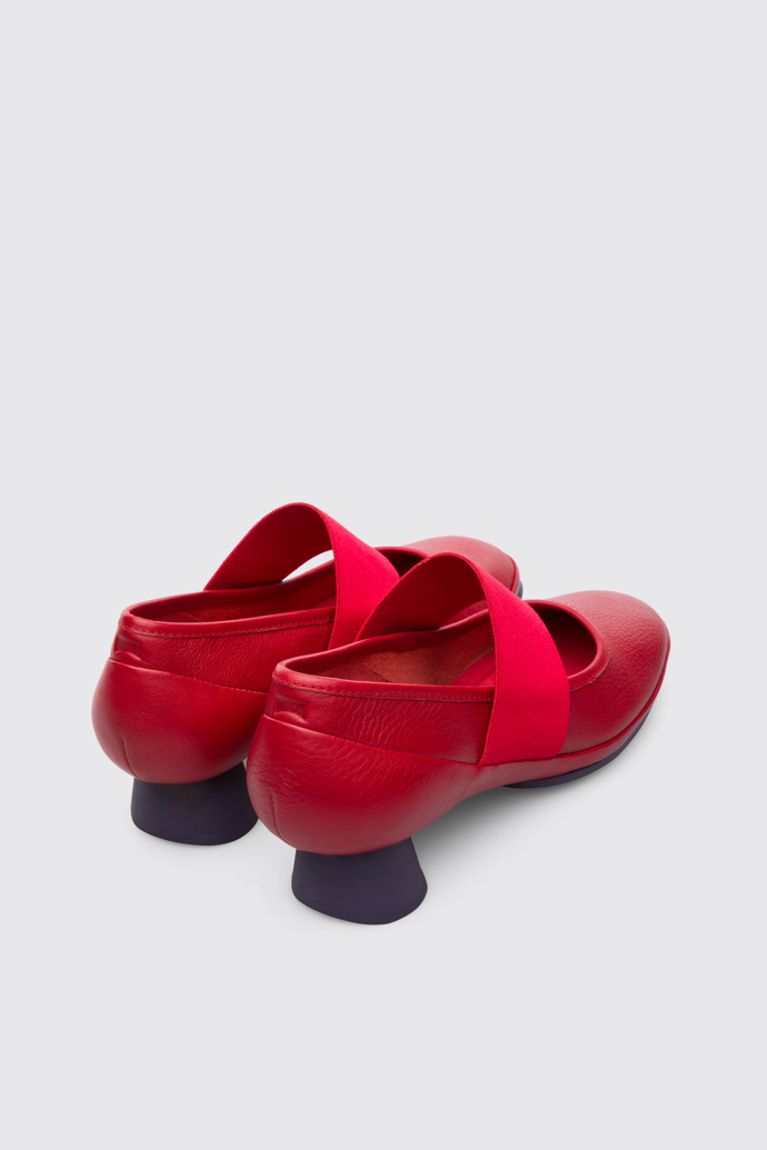 Back view of Alright Red Heels for Women