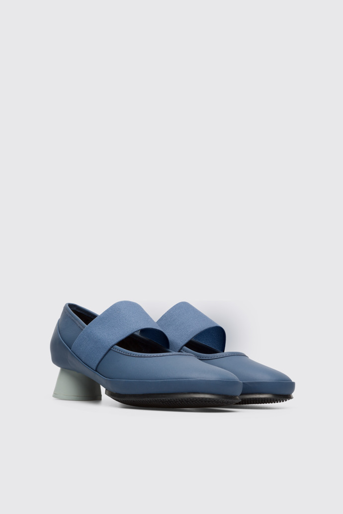 Front view of Alright Blue women's full-grain Mary Jane