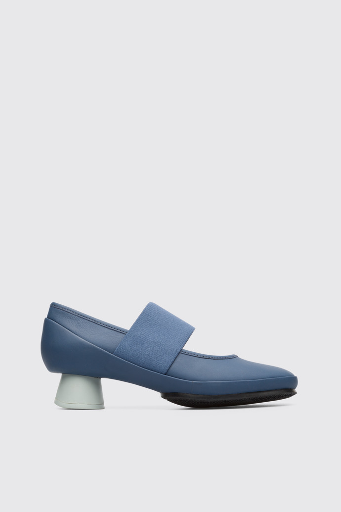Side view of Alright Blue women's full-grain Mary Jane