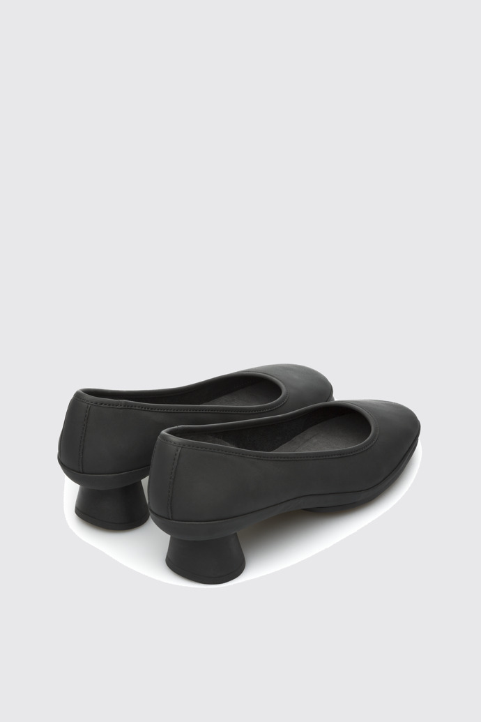 Back view of Alright Black Formal Shoes for Women