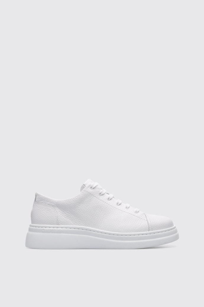 Side view of Runner Up White Casual Shoes for Women