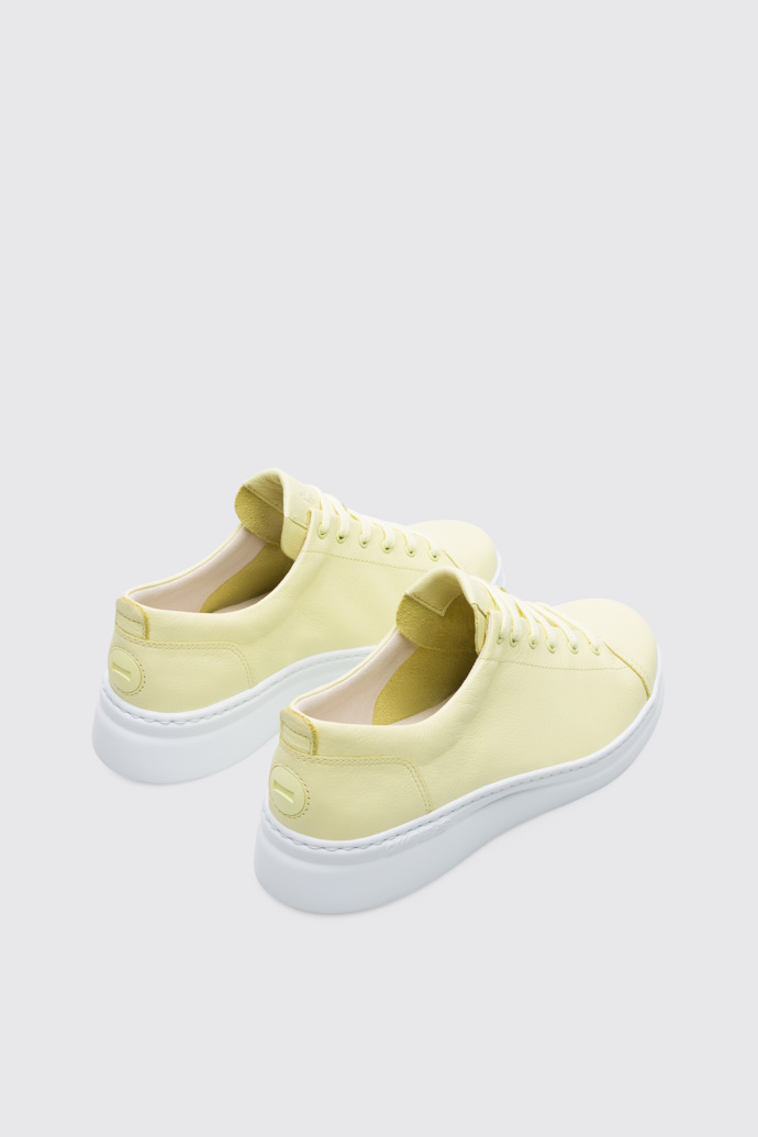 Back view of Runner Up Yellow Sneakers for Women