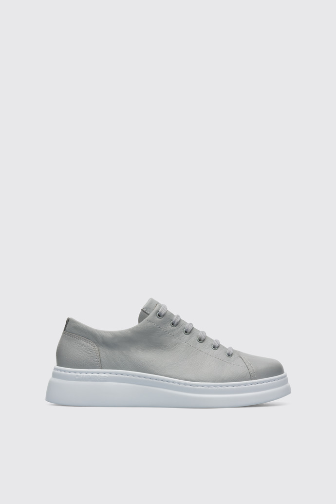 Side view of Runner Up Grey Sneakers for Women
