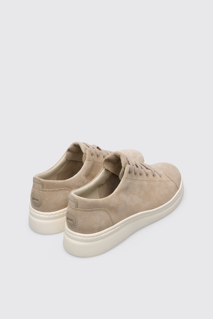 Back view of Runner Up Beige Sneakers for Women