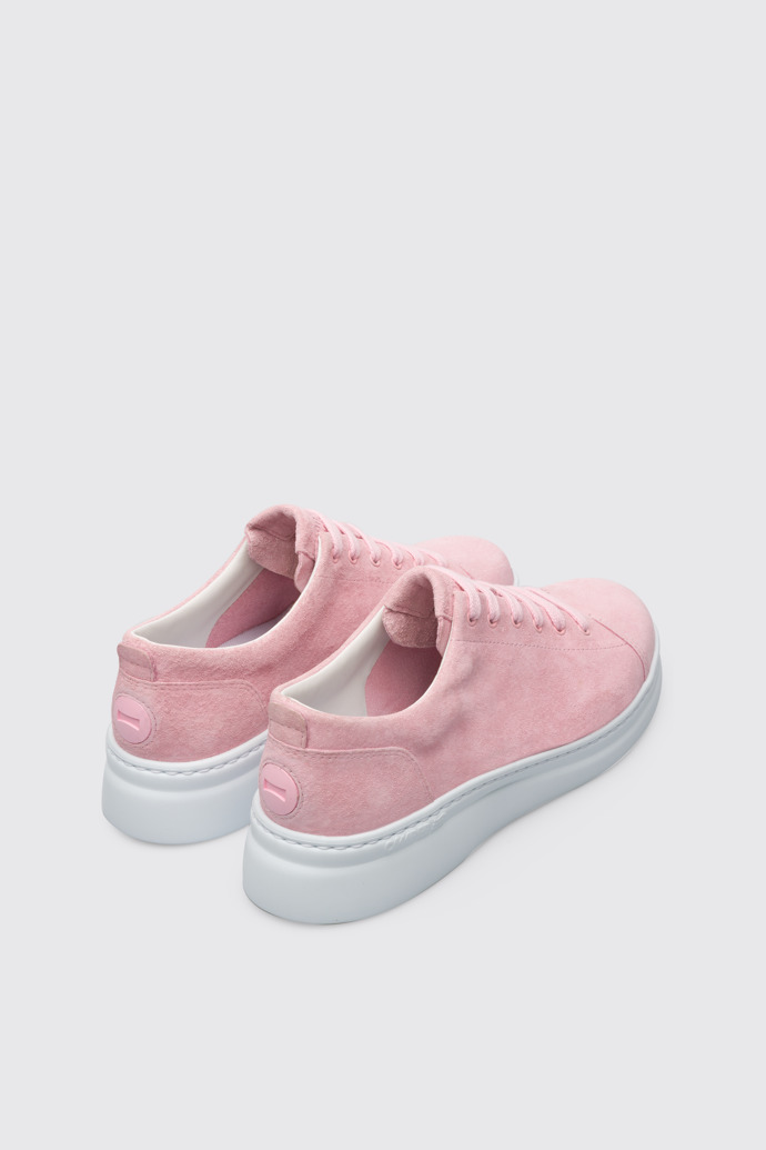 Back view of Runner Up Pink Sneakers for Women