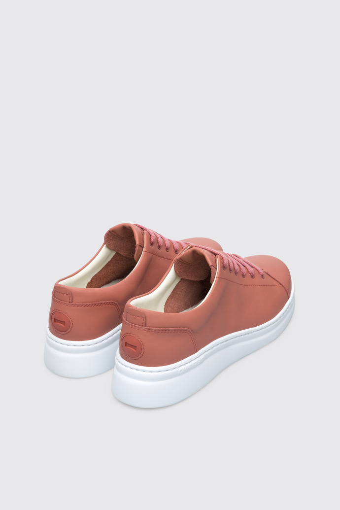 Back view of Runner Up Red-brown sneaker for women