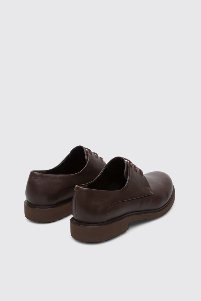 Neuman Zapato de vestir marrón oscuro con cordones