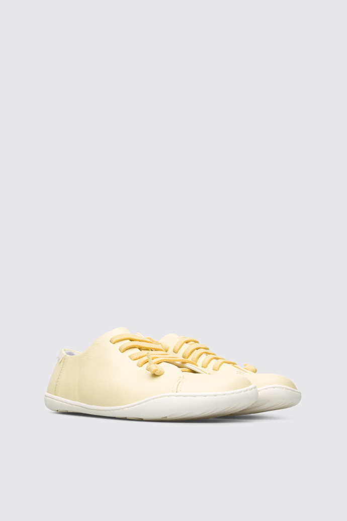 Front view of Peu Yellow casual shoe  for women