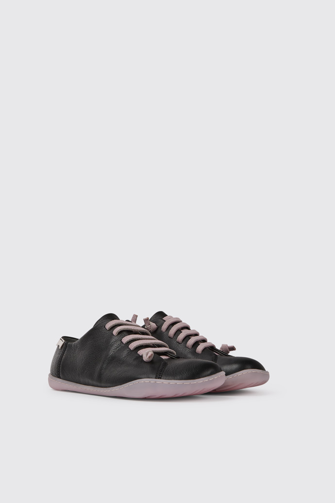 Front view of Peu Black shoes for women