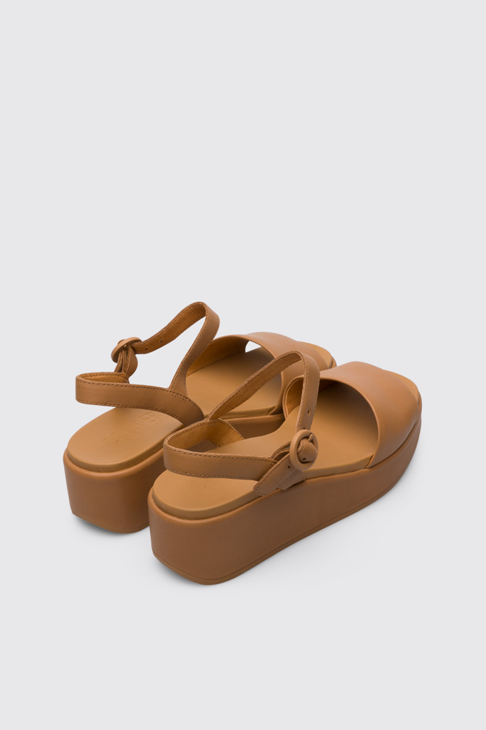 Back view of Misia Women’s tan nude full-sandal