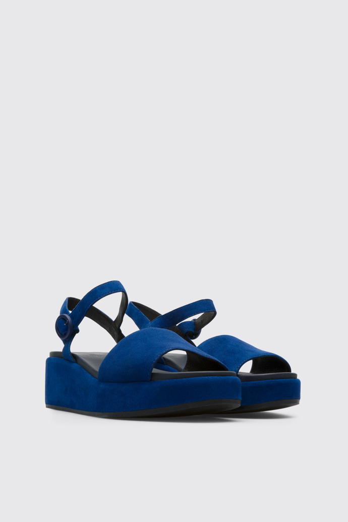 Front view of Misia Women’s blue sandal
