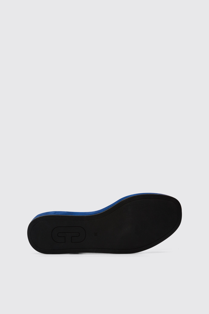 The sole of Misia Women’s blue sandal