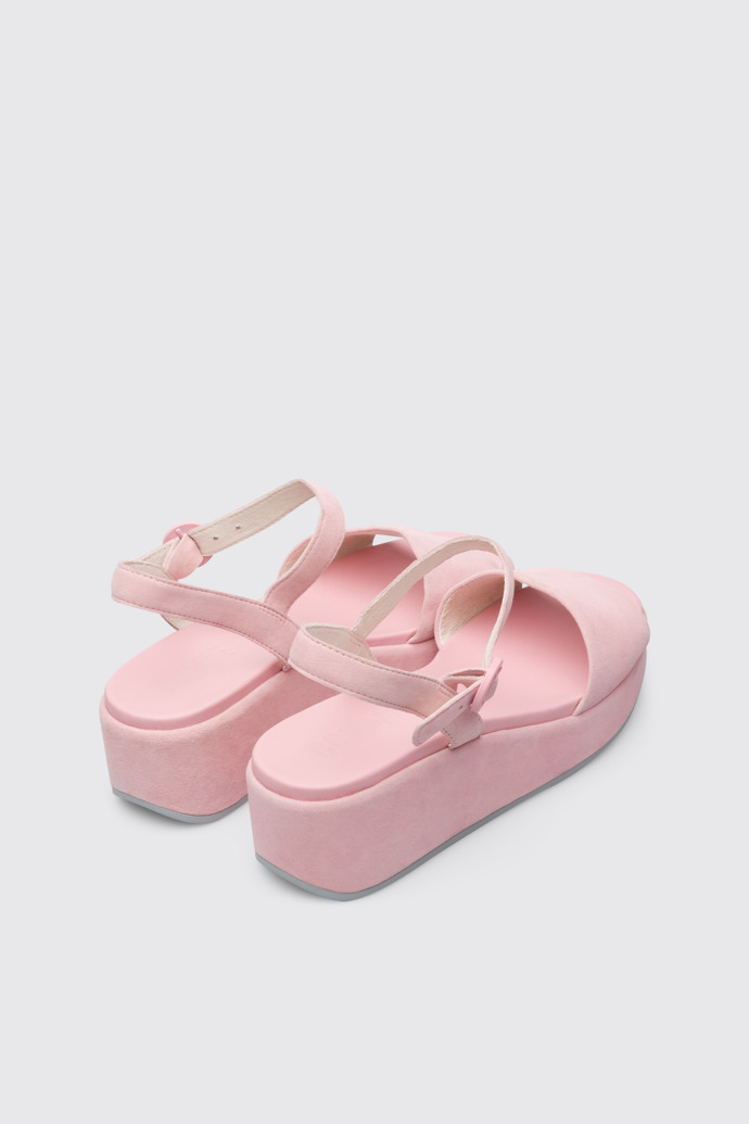 Misia Sandalia rosa pastel para mujer