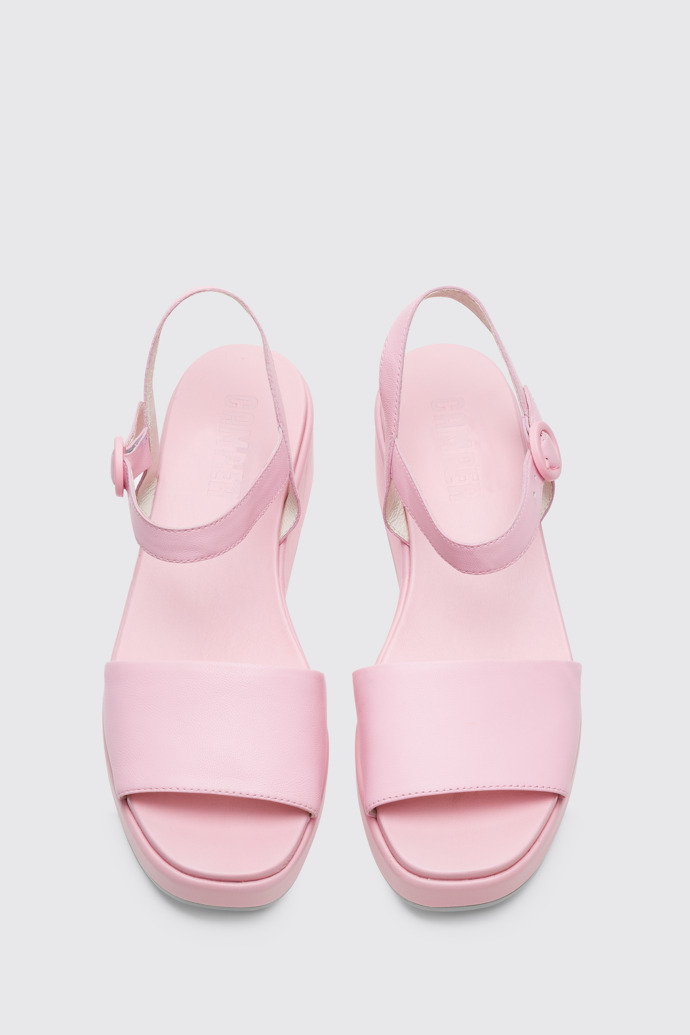 Overhead view of Misia Women’s pastel pink sandal