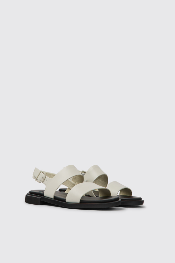 Edy Sandalo da donna in pelle bianco