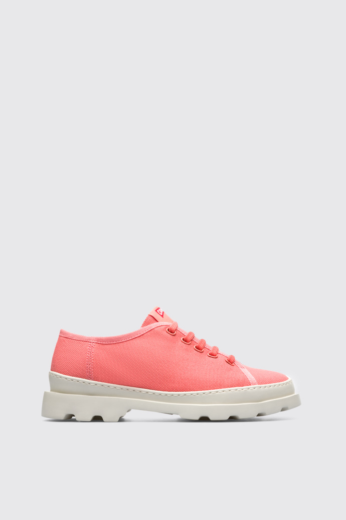 Side view of Brutus Pink Casual Shoes for Women