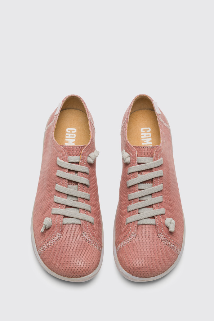 Overhead view of Peu Pink casual shoe for women