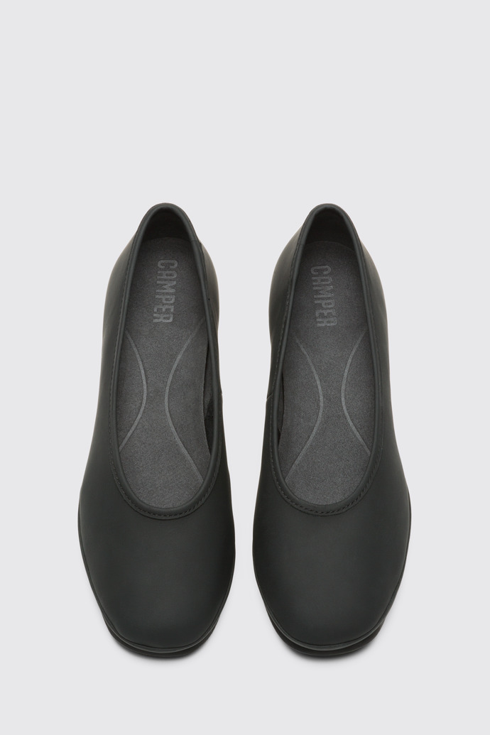 Overhead view of Alright Black Formal Shoes for Women