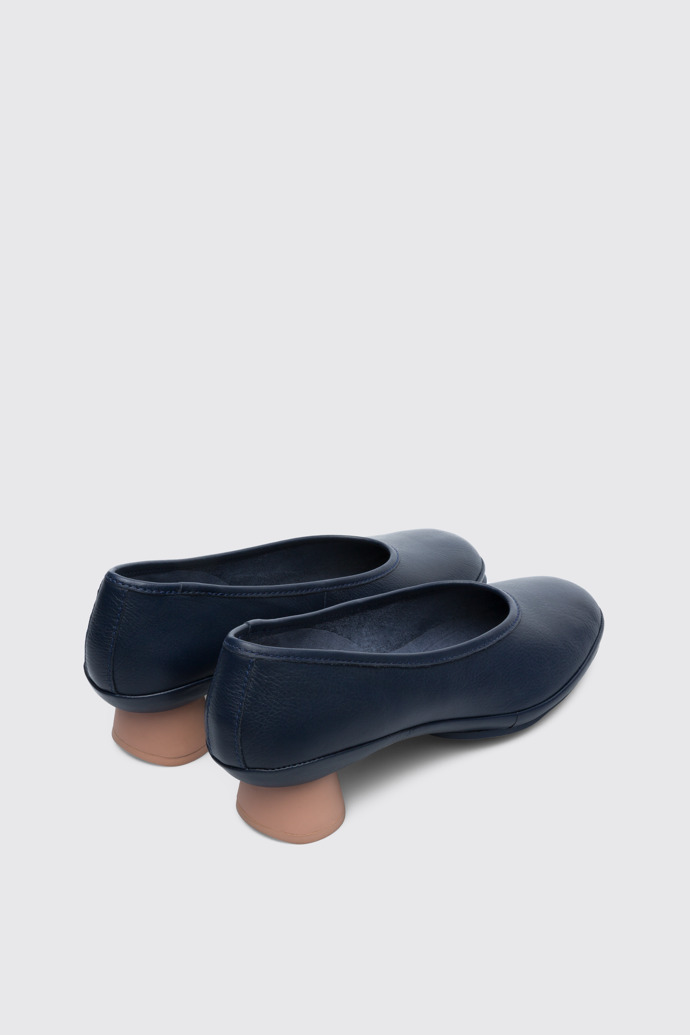 Back view of Alright Blue Heels for Women