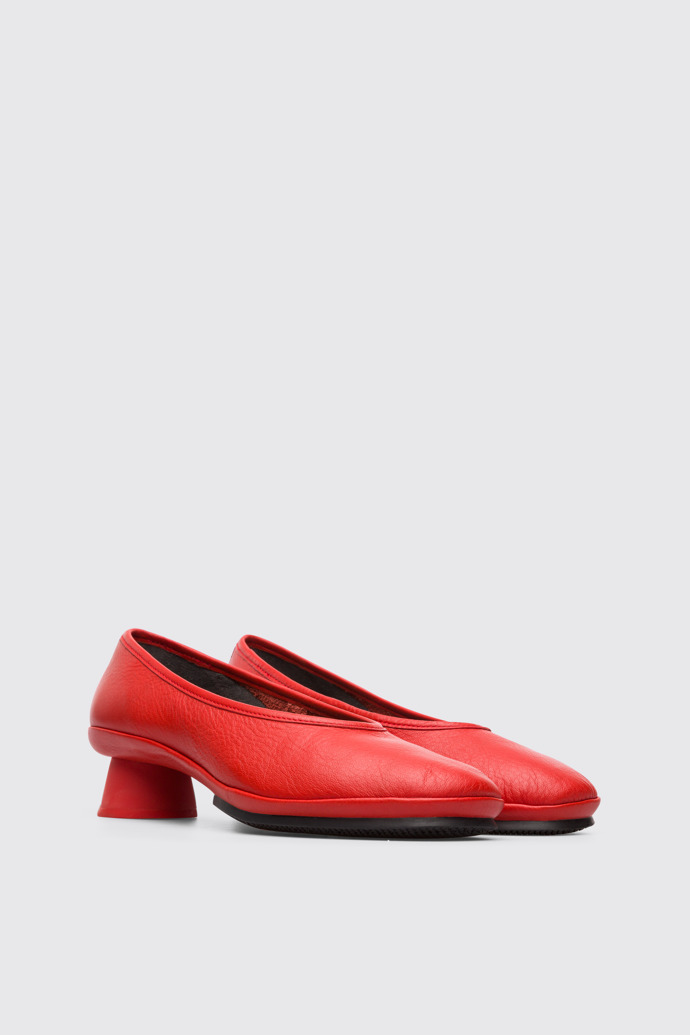 Front view of Alright Red Formal Shoes for Women