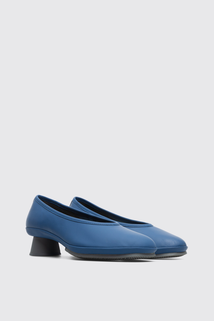 Front view of Alright Blue Heels for Women