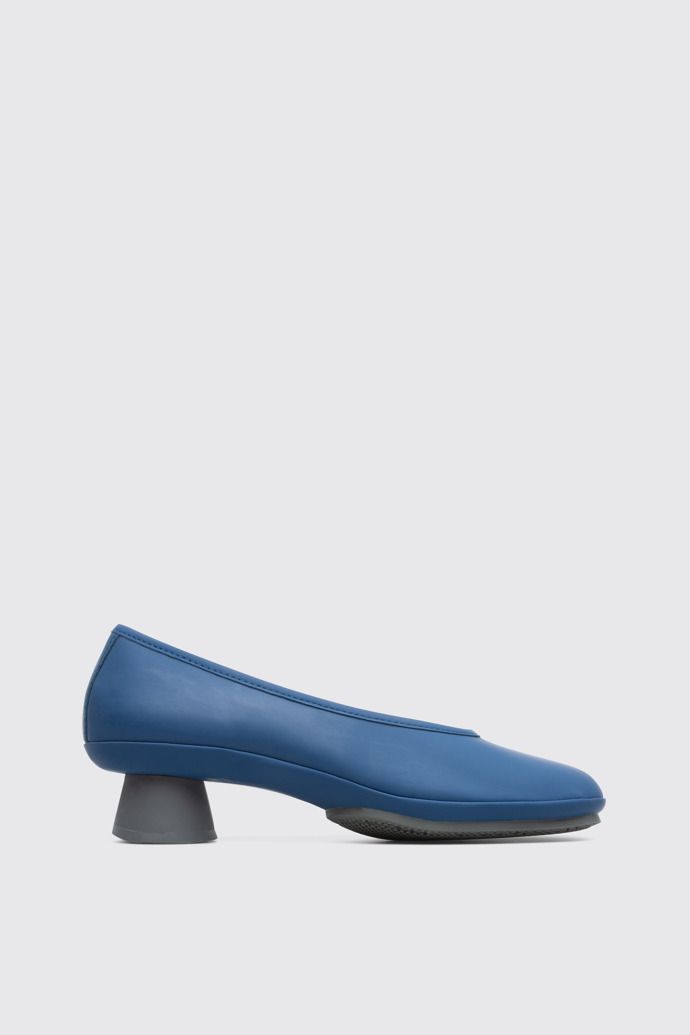 Side view of Alright Blue Heels for Women
