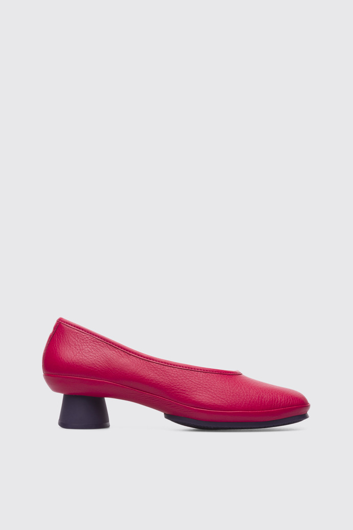 Side view of Alright Pink Heels for Women