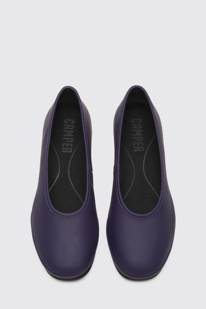 Overhead view of Alright Purple Heels for Women