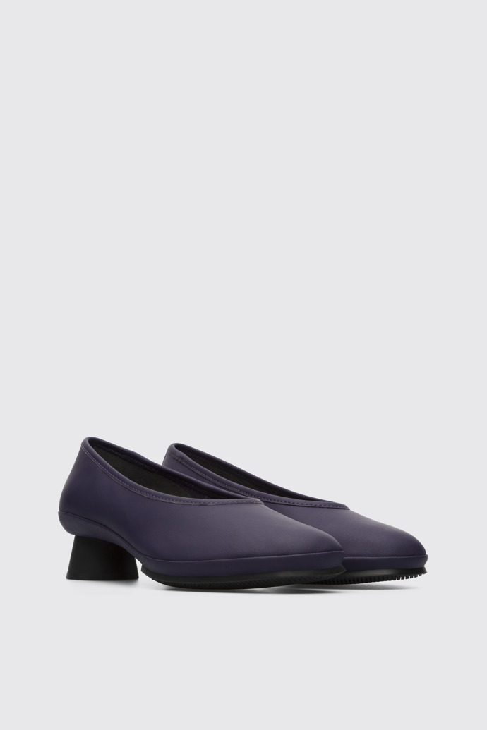 Front view of Alright Purple Heels for Women