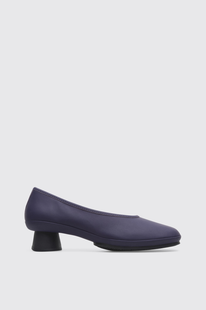 Side view of Alright Purple Heels for Women