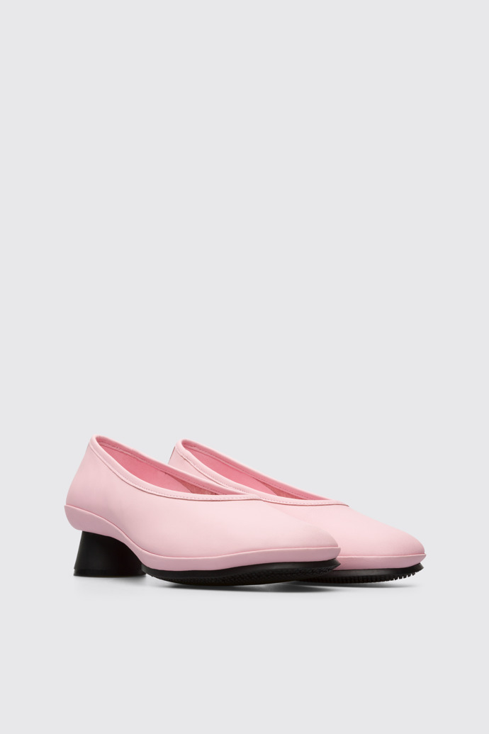 Front view of Alright Pastel pink women’s pump