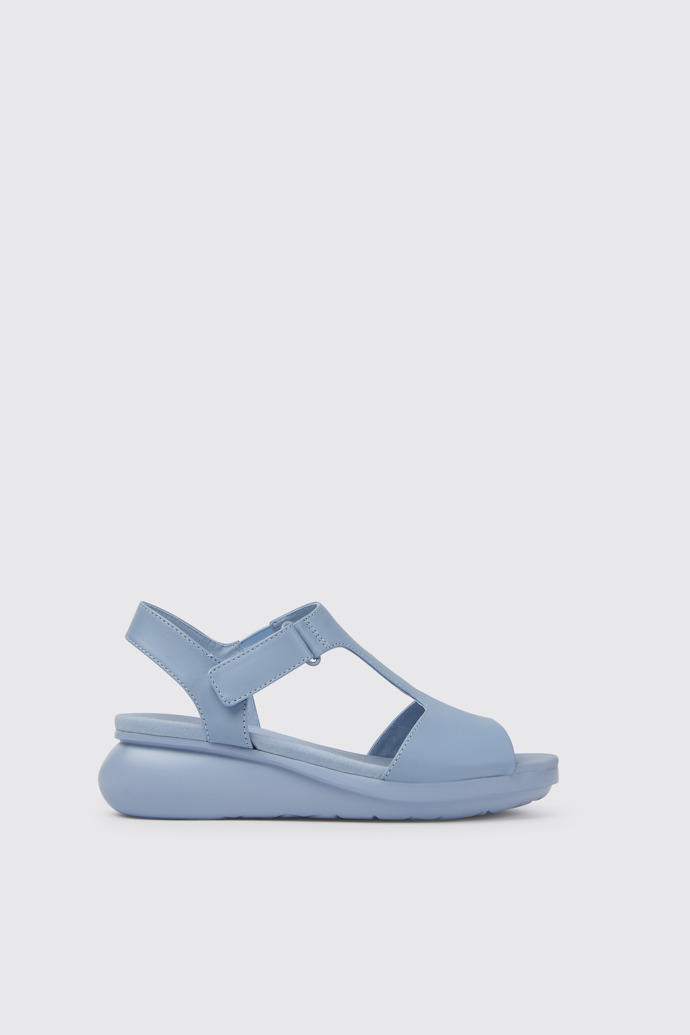 Balloon Sandalias de piel en en color azul claro para mujer
