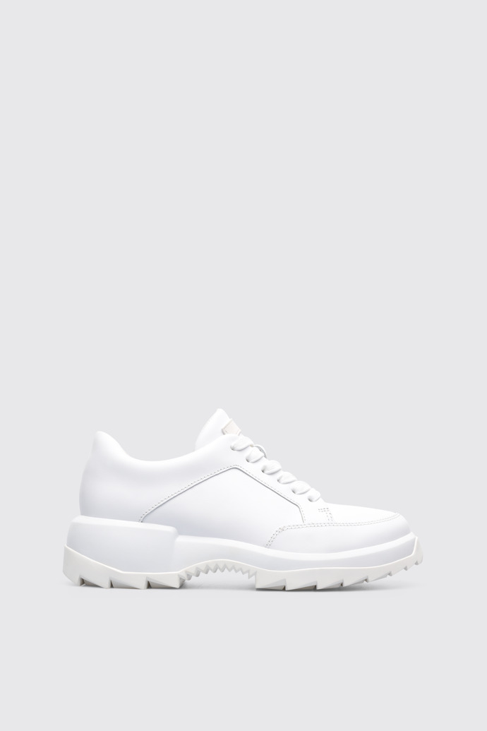 Side view of Helix White Sneakers for Women