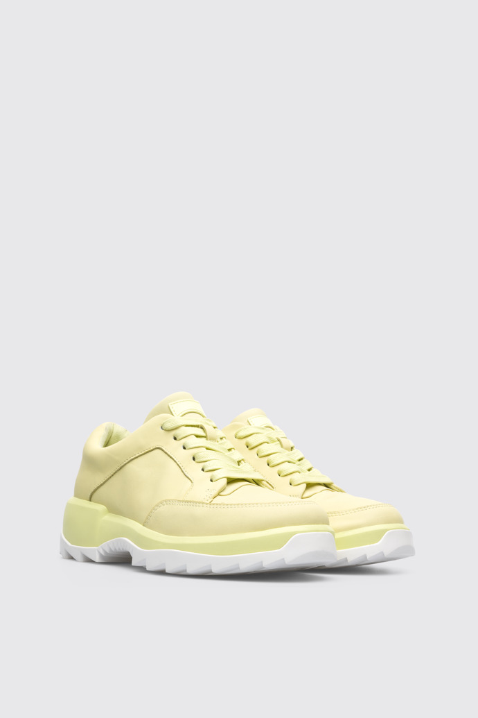 Front view of Helix Yellow Sneakers for Women