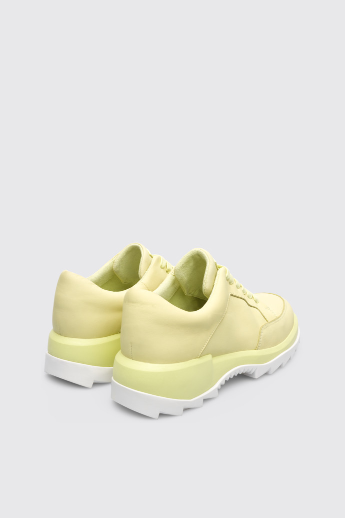 Back view of Helix Yellow Sneakers for Women