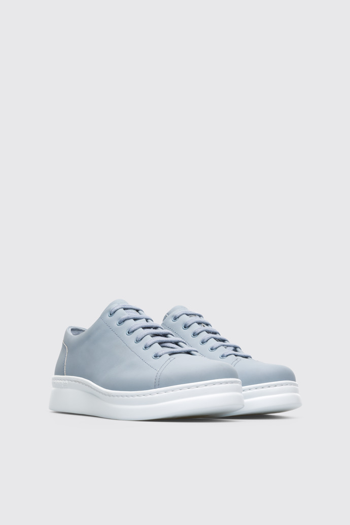 Front view of Runner Up Blue Sneakers for Women