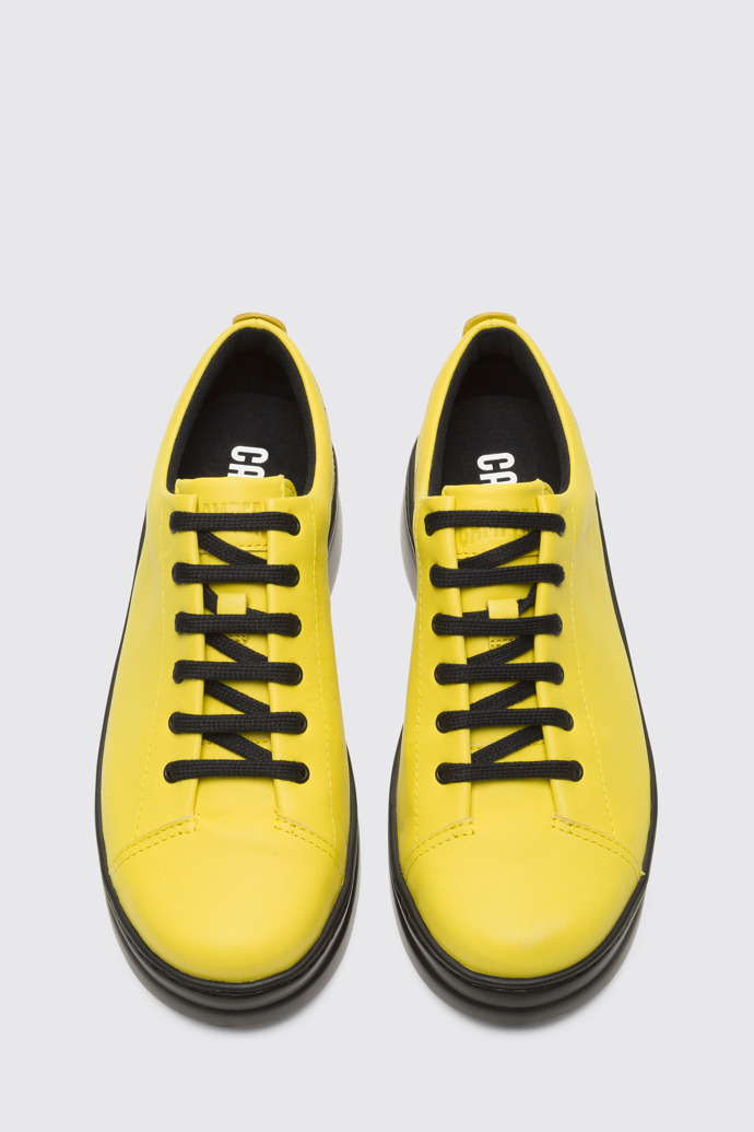 Overhead view of Runner Up Yellow Casual Shoes for Women