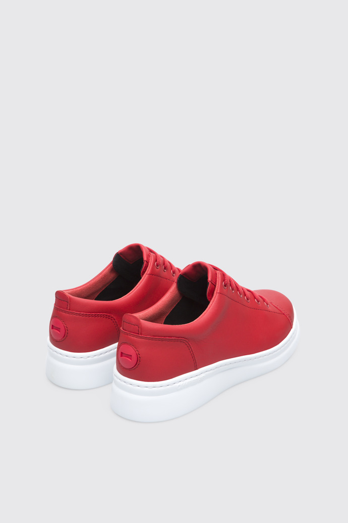 Back view of Runner Up Red Sneakers for Women