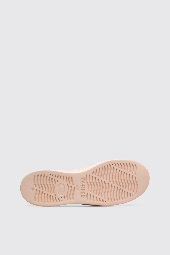 The sole of Runner Up Nude sneaker for women