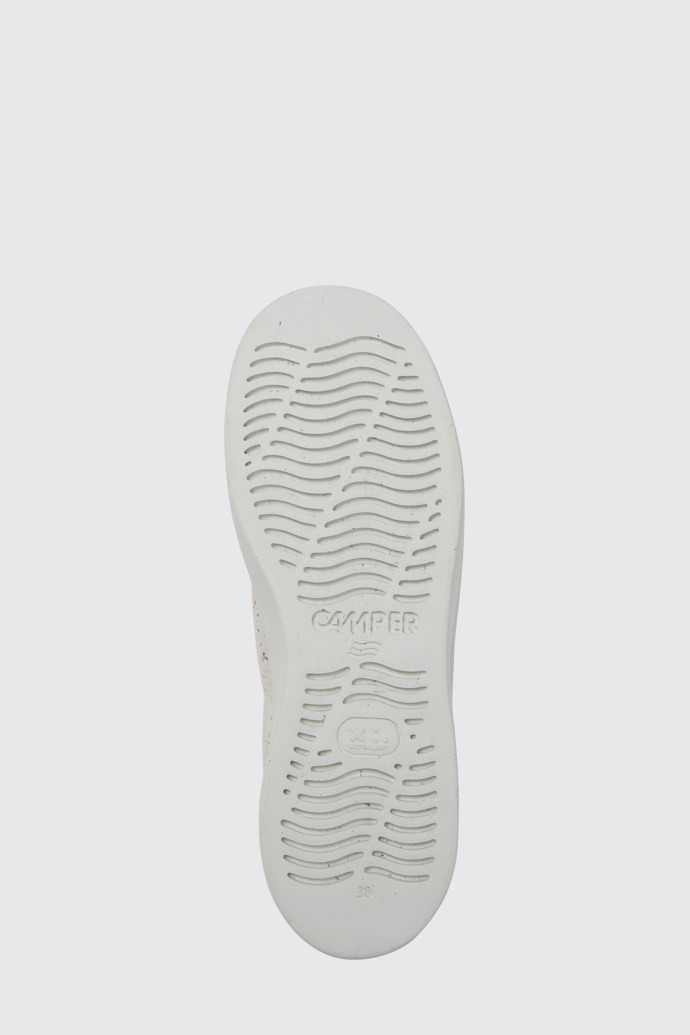 The sole of Twins Multicolored recycled leather sneakers for women