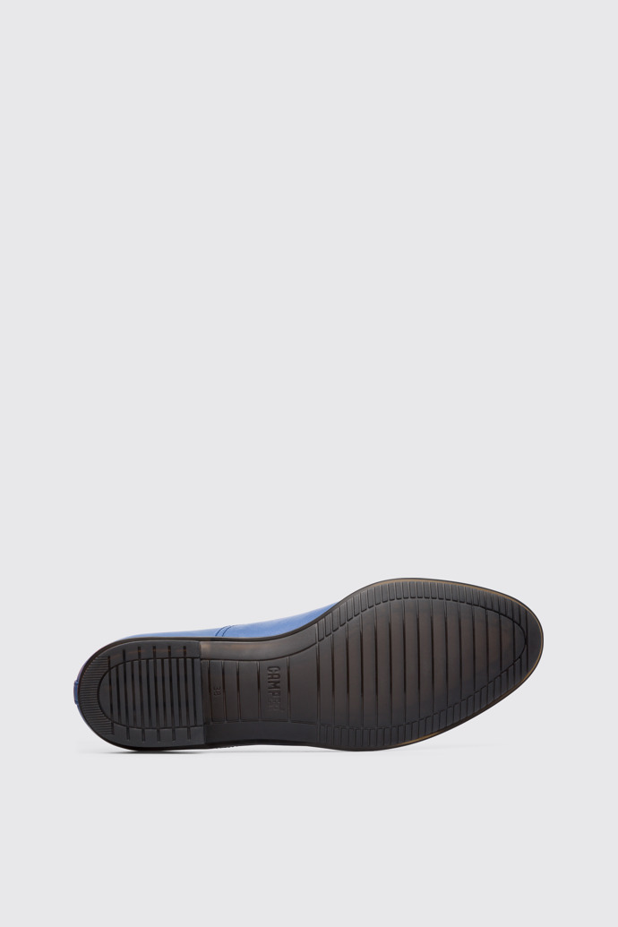 The sole of Casi Jazz Blue Formal Shoes for Women