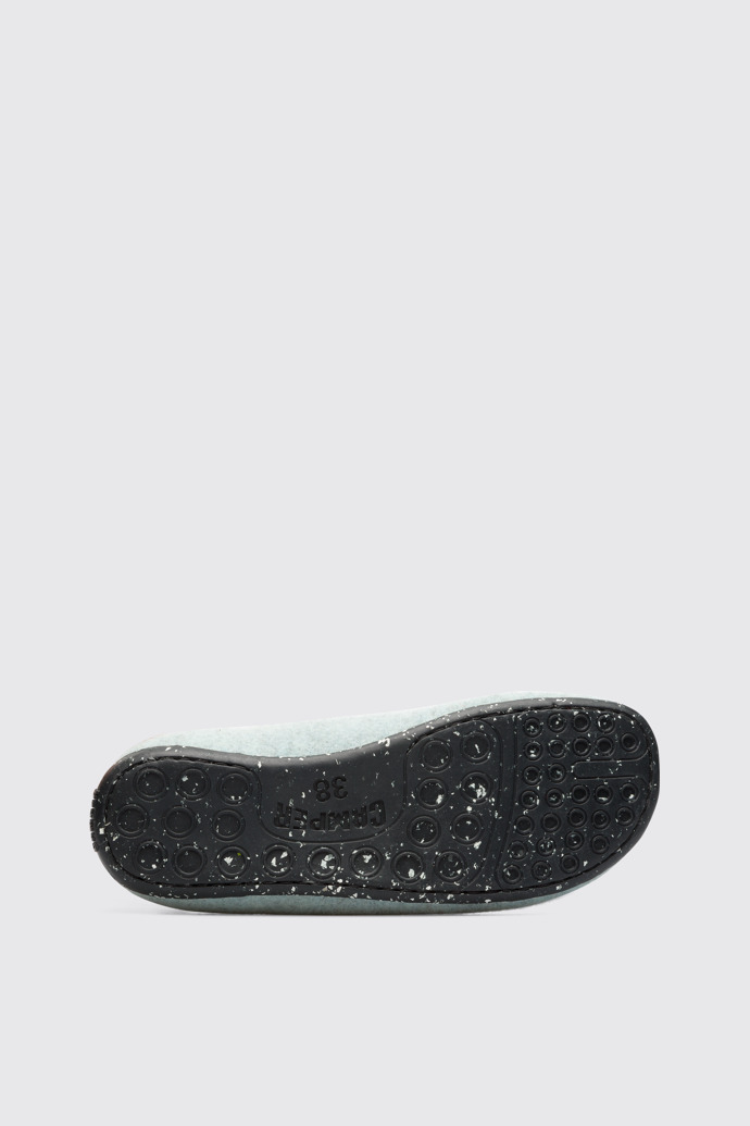 The sole of Wabi Blue Slippers for Women