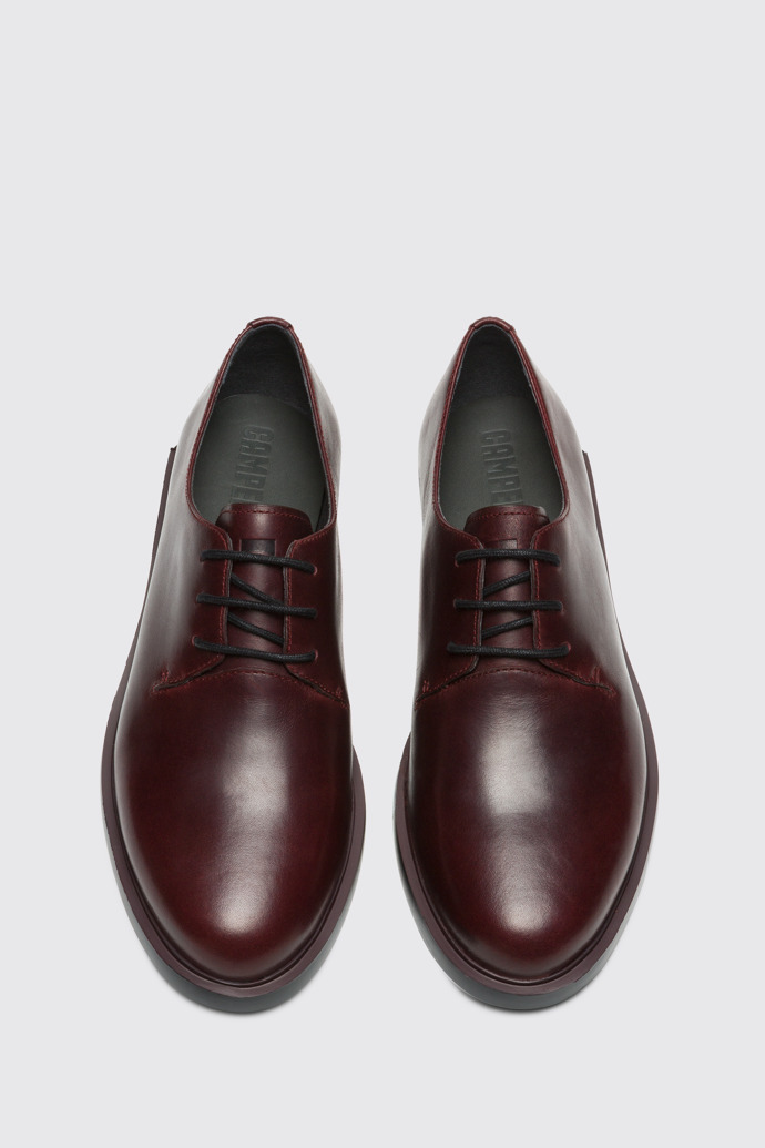 Overhead view of Iman Burgundy Formal Shoes for Women