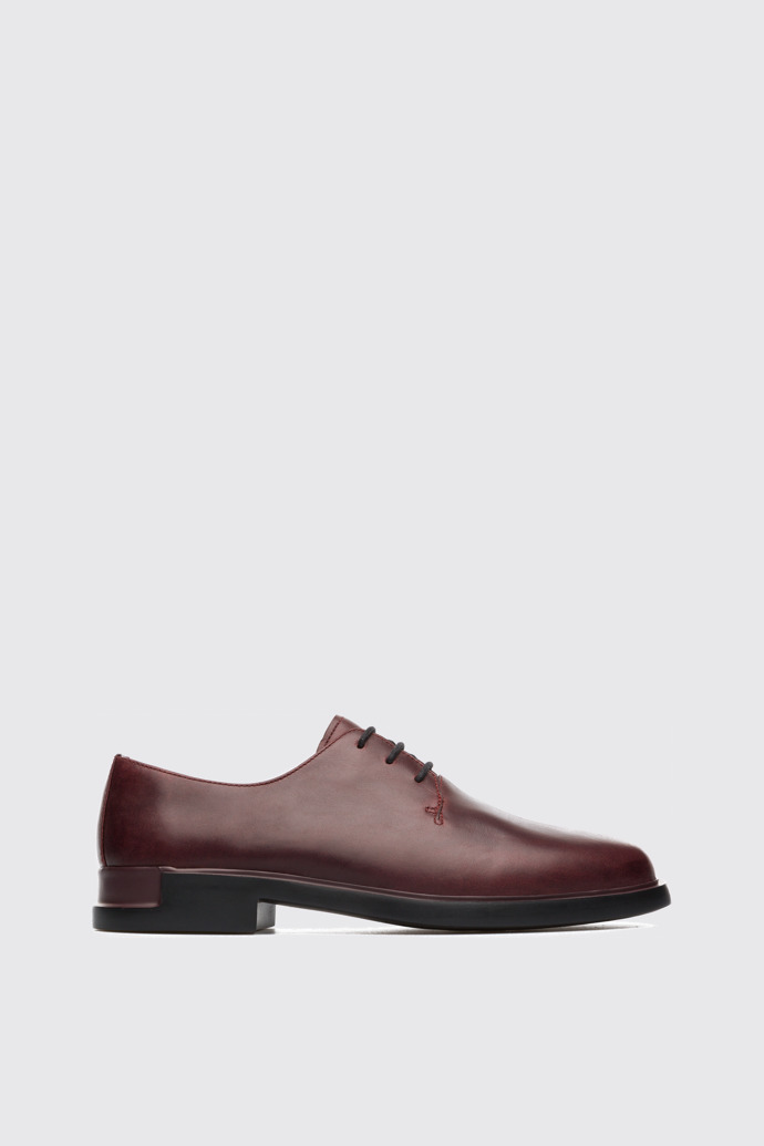 Side view of Iman Burgundy Formal Shoes for Women