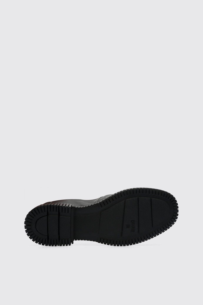 The sole of Pix Black Formal Shoes for Women