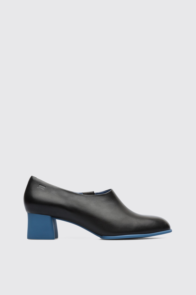 Side view of Katie Black Formal Shoes for Women