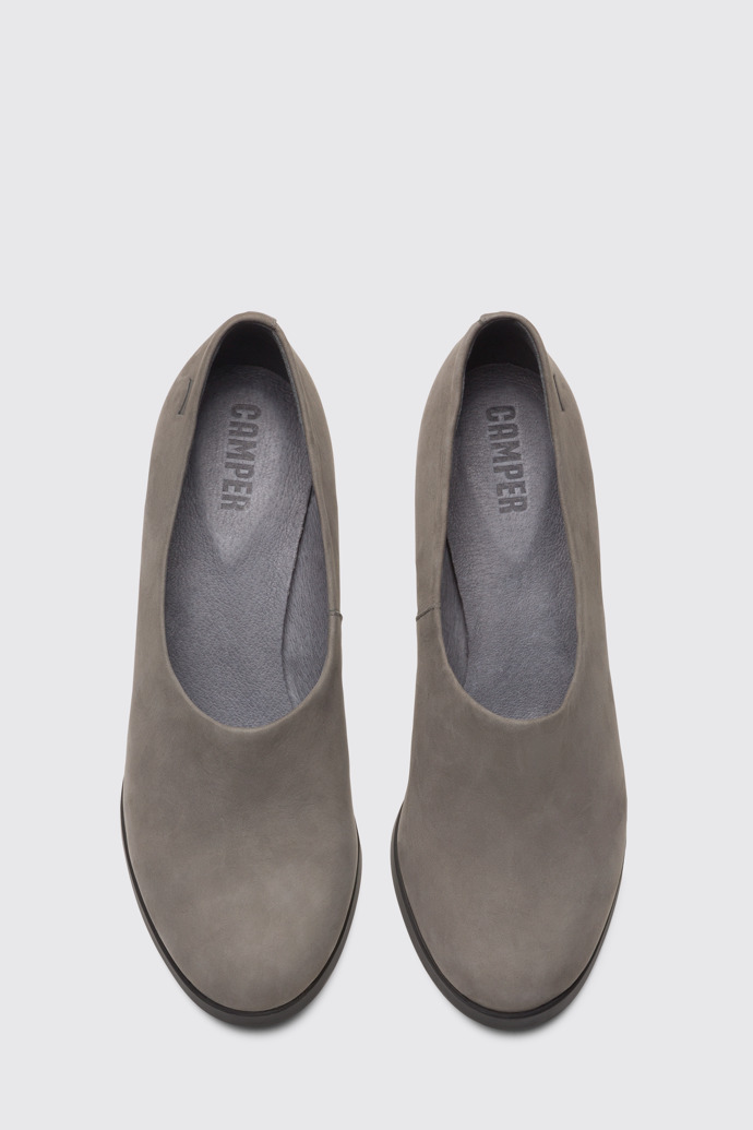 Overhead view of Kara Grey Heels for Women