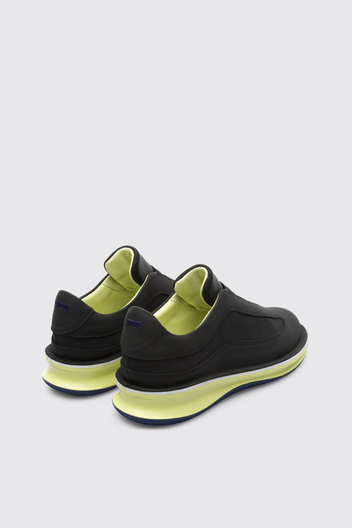 Back view of Rolling Black Sneakers for Women